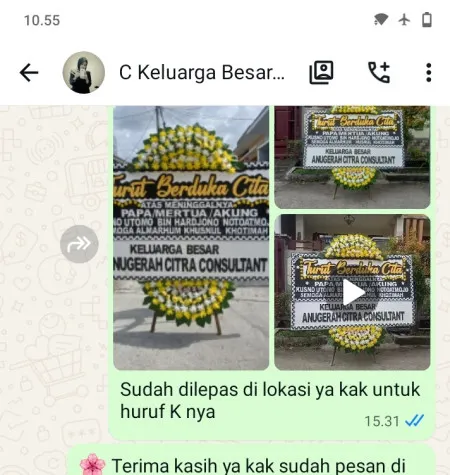 Pengiriman Papan Bunga Duka Masjid Al Azhar