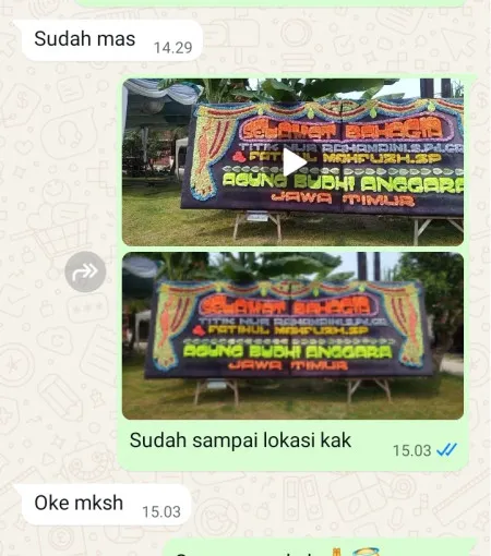 Pengiriman Papan Bunga Masjid Al Azhar